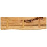 Stolna Mizna plošča 100x20x3,8cm naraven rob trden robusten mangov les | Shoptok.si