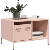 vidaXL Klubska mizica roza 68,5x50x43,5 cm valjano jeklo | Shoptok.si