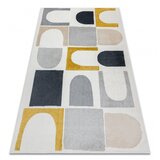 RugsX Preproga FUSION 0213 belo / žuta boja - Geometrična, moderna, abstraktna 180x270 cm, (21998334) | Shoptok.si