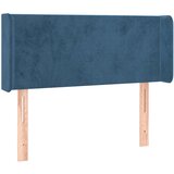 vidaXL Vzglavje z ušesi temno modro 93x16x78/88 cm žamet, (20933017) Cene