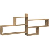  Zidna polica boja hrasta 167,5x18x68 cm konstruirano drva | shoptok.hr