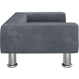  Dječja fotelja tamnosiva 70 x 45 x 26 5 cm baršunasta | shoptok.hr
