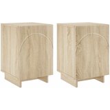  Noćni ormar 2 pcs Hrast sonoma 33,5 x 34,5 x 50 cm | shoptok.hr