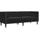  Kauč za dnevni boravak 2 pcs Crna 194 x 74,5 x 70,5 cm Baršun | shoptok.hr