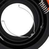 vidaXL vgrajeni reflektorji 24 kosov Okrogla GU10 Črna Ø91 mm | Shoptok.si