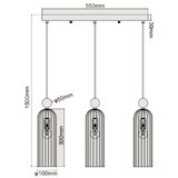  Visilica na sajli PIEGA 3xE14/40W/230V mesing/bela | Eponuda.com