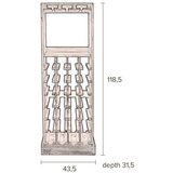 Dutchbone Lesena vinska omara Merlot | Shoptok.si