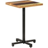 Bistro stol četvrtasti 50 x 50 x 75 cm masivno obnovljeno drvo | shoptok.hr