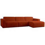 Scandic Ciglasta kutna garnitura od bouclé tkanine (s desnim kutom) Roxy – | shoptok.hr