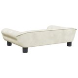  Krevet za pse krem 70 x 48 x 22 cm baršunasti | shoptok.hr
