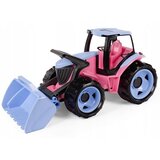 Lena Divovski traktor s prednjim utovarivačem u ružičastoj boji, 62 cm Cijene