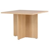 Venture Home Leo pravokutni blagovaonski stol 100 &amp;times; 100 cm, prirodna boja drva Slike
