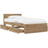  Krevetna konstrukcija 2 kom. Hrast artisan Konstruirano drvo | shoptok.hr