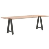  Noge za jedilno mizo v obliki črke A, 2 kosa, antracitne, 50 x (72-73) cm, jeklo, (22123880) | Shoptok.si