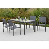 Gardenson Vrtni Set Milano, 5-delni, Raztegljiva Miza | Shoptok.si