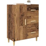 vidaXL Kreveta Staro drvo 34 x 69.5 x 90 cm Konstruirano drvo | shoptok.hr