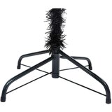 vidaXL Umetna novoletna jelka s stojalom črna 150 cm PVC | Shoptok.si