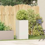 vidaXL Sadilnik Bela 40x40x80 cm Hladno valjano jeklo | Shoptok.si