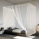 vidaXL Viseča Komarnik 156 mreža bela 220x100x150 cm | Shoptok.si