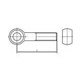 Toolcraft TO-5447727 okasti vijak M6 40 mm DIN 444 mjed 25 St. | shoptok.hr