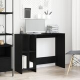 vidaXL Stol Crni hrast Hrast 102,5x35x75 cm Pisaći stol Pravokutni | shoptok.hr