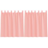 vidaXL Voile zavjese s petljama 2 kom. ružičaste 140x140 cm - Ružičasta 140 x 140 cm 1 s petljama | shoptok.hr