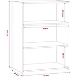  Kreveta Staro drvo 70 x 41 x 93 cm Konstruirano drvo | shoptok.hr