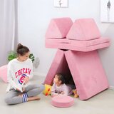 ECO TOYS DIY modularna fotelja sa 8 jastuka - pink | shoptok.hr