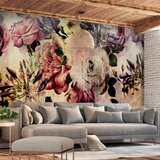  Samoljepljiva foto tapeta - Nostalgia Flowers 441x315 Cijene