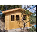 Male kuće Drvena vrtna kuća MATTI 360 × 300 cm sa šindrom | shoptok.hr