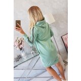 Kesi Dress with reflective print dark mint | shoptok.hr