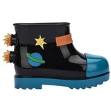 Melissa Škornji MINI Rain Boot+Fábula B - Blue/Black Črna Cene