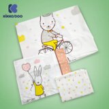 Kikka Boo KikkaBoo Posteljina sa ogradicom 6 pcs 60/120 Rabbits in Love (KKB61076) | ePonuda.com