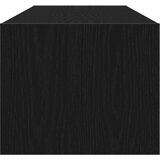 vidaXL TV kabinet Črn Inženirski les 100 x 31 x 25.5 cm Gladko drsenje | Shoptok.si