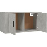  Zidni TV ormarići 3 kom siva boja betona 80x34,5x40 cm | shoptok.hr