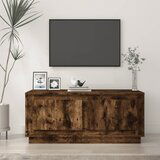 vidaXL Klubska mizica dimljeni hrast 102x50x44 cm inženirski les Cene