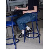 noo.ma Plava metalna barska stolica (visine sjedala 68 cm) Hogo – | shoptok.hr