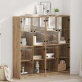 vidaXL Highboard 2 pcs Umjetnički hrast 136 x 37 x 142 cm | shoptok.hr