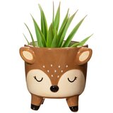 Sass & Belle Kamnit okrasni cvetlični lonec Deer – | Shoptok.si