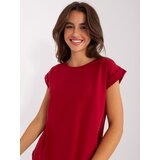 BASIC Feel Good T-shirt-RV-TS-4833.00X-burgundy | ePonuda.com