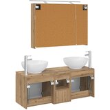  Set ormarića za kupaonicu 4 kom. Hrast artisan | shoptok.hr