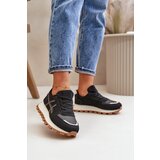 FG2 Sneakers Sports Shoes Women's Laced On Platform Black Mialunae | shoptok.hr