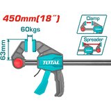 Total Hitra mizarska spona 450mm / 60kg / INDUSTRIAL (THT1340603) | Shoptok.si