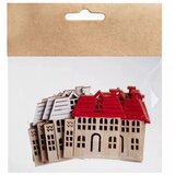  Božični okras hiška, 12 kosov 3 x 4.5 cm | Shoptok.si