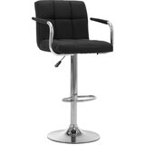 Furnova Barski stoli 2 kosa črno blago, (21949495) | Shoptok.si