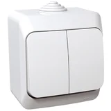 Cedar plus serijski prekidač 16A beli WDE000550