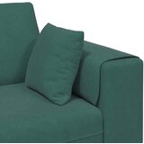 SOFA 3 pcs Tamnozelena 250 x 188 x 76 cm Baršun | shoptok.hr