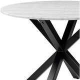 Actona blagovaonski stol s mramornom pločom Heaven, ⌀ 110 cm | shoptok.hr