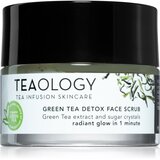 Teaology Cleansing Green Tea Detox Face Scrub sladkorni piling za nežno čiščenje in prehrano kože z zelenim čajem 50 ml Cene