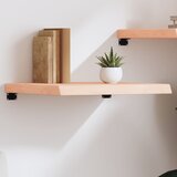 Maison Chic Stenska polica - Viseča Polica 60x50x(2-6) cm neobdelana trdna hrastovina, (21784768) | Shoptok.si